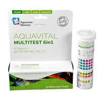 Aquarium Münster Aquavital Multitest 6 in 1 -liuskatesti (päiväys 5/4)